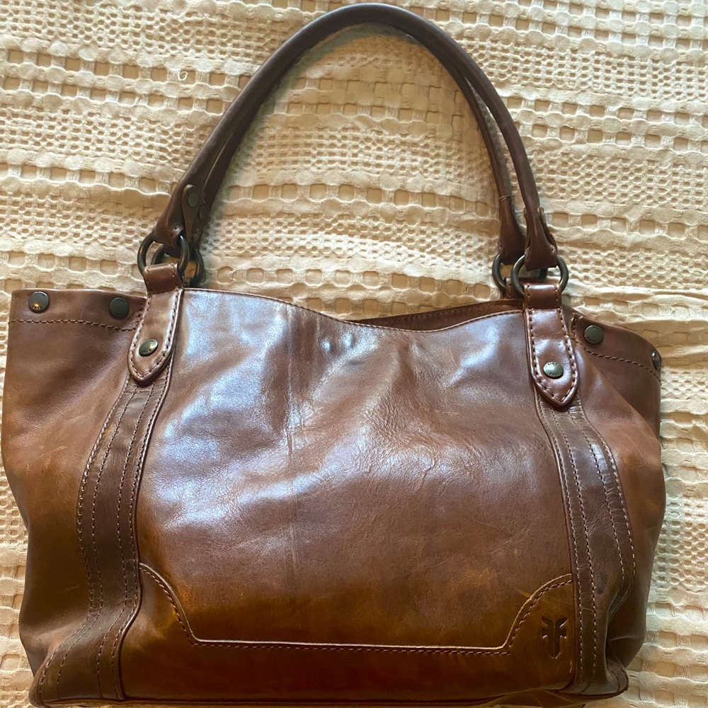 Frye leather tote